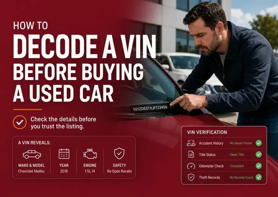 How to Decode a VIN Before Buying a Used Car
