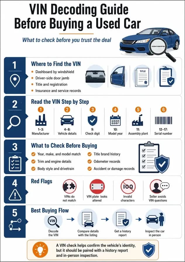 How to Decode a VIN Before Buying a Used Car